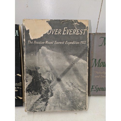 9 - First over Everest 1935 edition, Everest the challenge & Memoirs of a Mountaineer