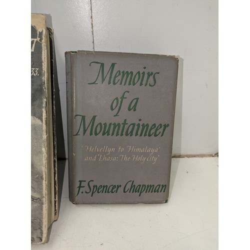 9 - First over Everest 1935 edition, Everest the challenge & Memoirs of a Mountaineer