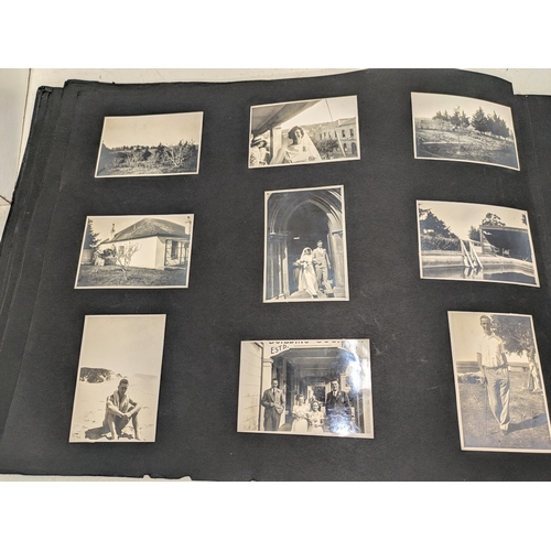 277 - Interesting group wartime photographs , together with a tourist postcard album of Egypt, and an albu... 