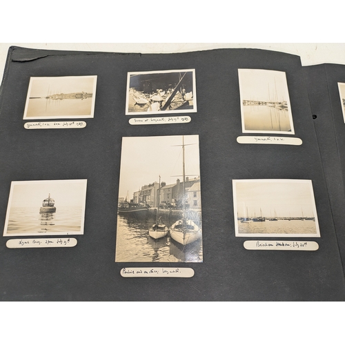 277 - Interesting group wartime photographs , together with a tourist postcard album of Egypt, and an albu... 