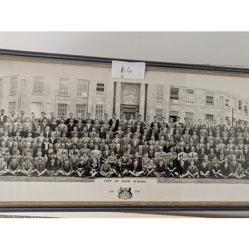 64 - Two extra long school photos of the city of bath school 1951 for boys and city of bath school for gi... 