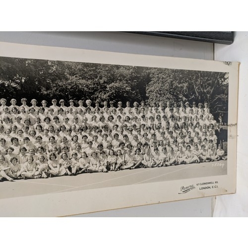 64 - Two extra long school photos of the city of bath school 1951 for boys and city of bath school for gi... 