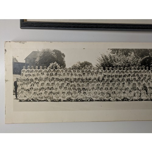 64 - Two extra long school photos of the city of bath school 1951 for boys and city of bath school for gi... 