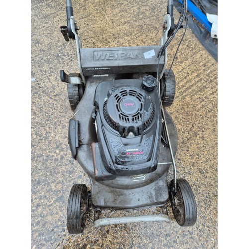 247 - A Weirang shaft drive petrol mower with an ohv engine