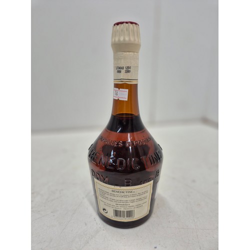 2144 - A bottle of dom benedictine liqueur 500 ml