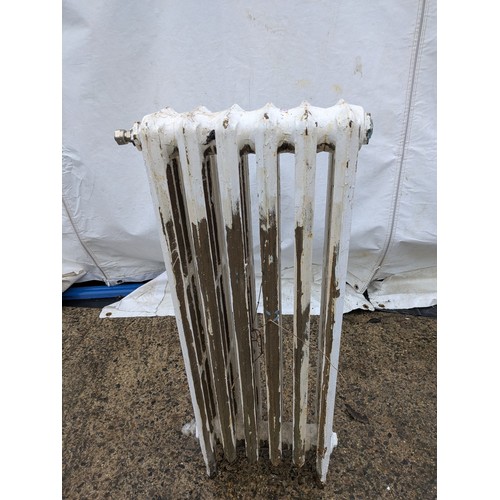 31 - A early 20th century cast iron radiator