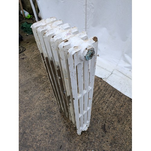 31 - A early 20th century cast iron radiator