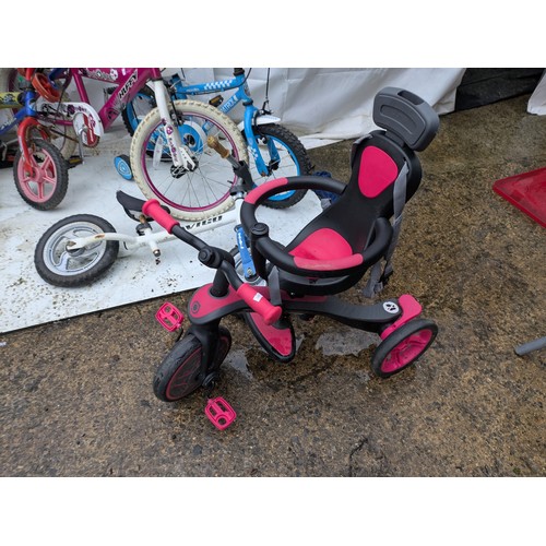 31 - A selection of various children's bikes including stinger and Apollo