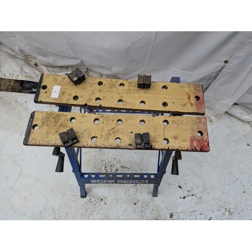 25 - A collapsible work bench