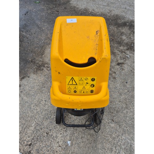 65 - A JCB garden branch shredder