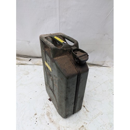 201 - A 20l metal Jerry can dated 1958