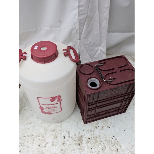 A Selection of alcohol fermentation containers