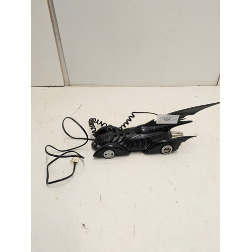 1201 - A vintage 1995 DC comics batmobile telephone