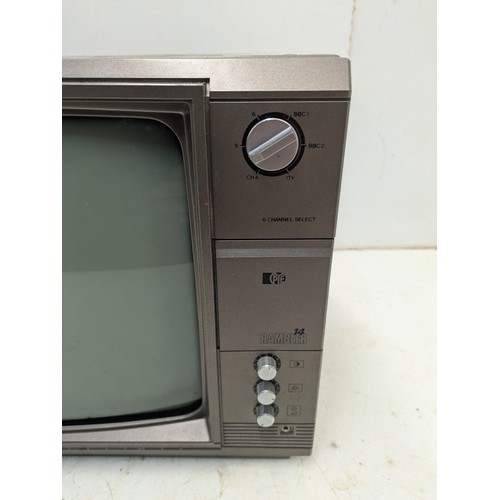 1256 - A retro pye rambler 14 crt tv