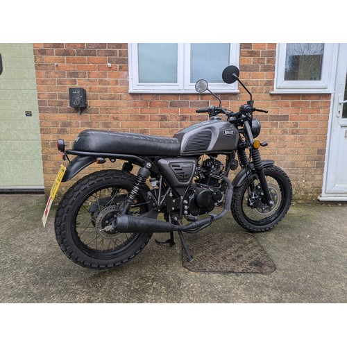 1 - A Bluroc Bullit 125cc motorcycle, 12 month MOT, fully serviced - running, riding motorbike with extr... 