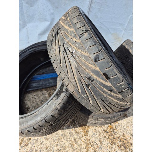 22 - A set of four toyo proxes tyres size 195/45 r16