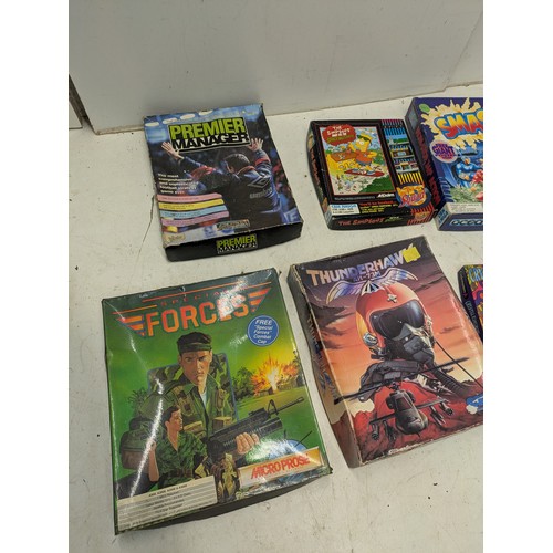 1202 - A selection of retro games including SNES Star Wars Episode 1 Racer, various Amiga games, etc