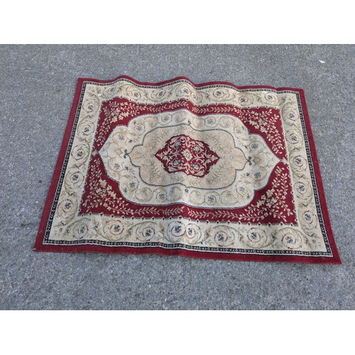 443 - A vintage wool area rug