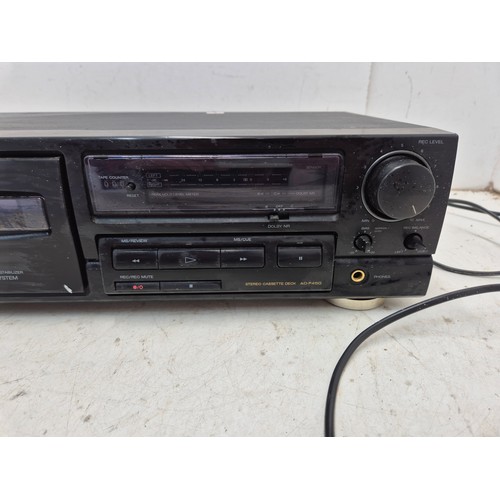 1207 - An Aiwa AD-F450 Stereo Cassette Deck hifi separate