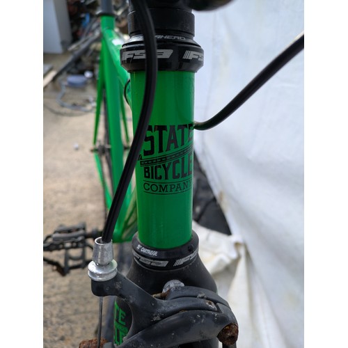 57 - State Bicycle company fixed speed bike with flip flop rear hub - light bike