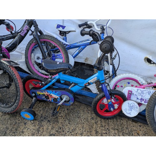 56 - Selection of children's bikes