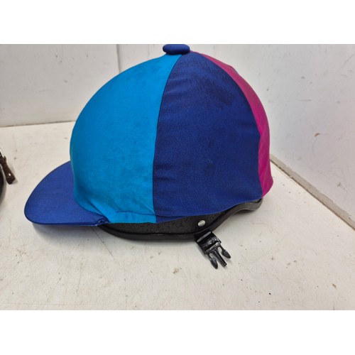 60 - A Junior Plus jockey helmet in carry bag