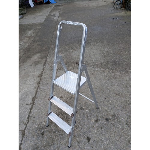 29 - A collapsible aluminium ladder