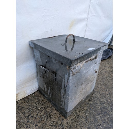 37 - A galvanized compost bin