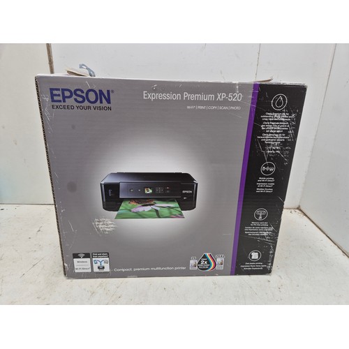 1283 - An Epson Expression Premium XP-520 printer in box