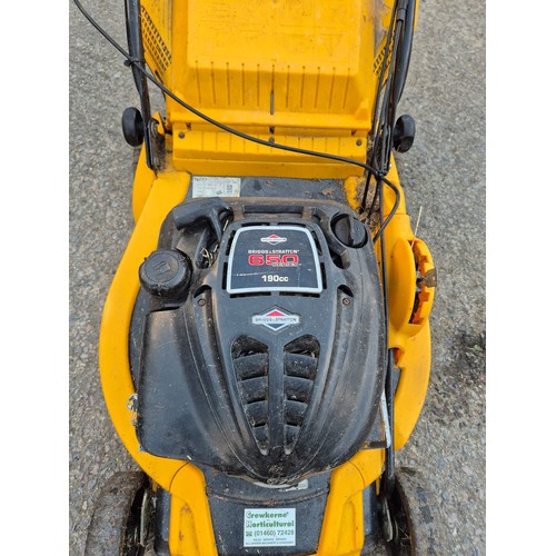 104 - A tiga petrol lawnmower with a Briggs and Stratton 650 series engine