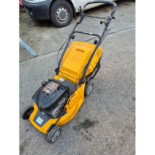 104 - A tiga petrol lawnmower with a Briggs and Stratton 650 series engine