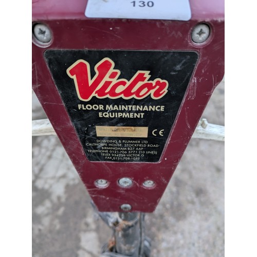 130 - A Victor 230v floor polisher