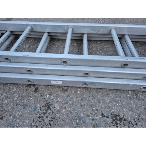 39 - A Lloyd’s ladder limited 3 tier aluminium ladder