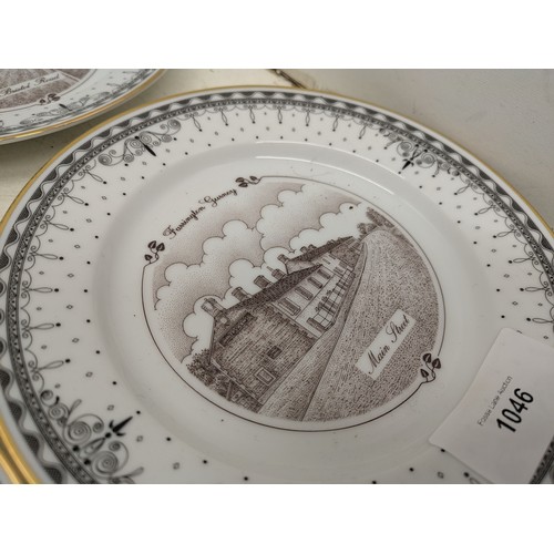 1046 - A set of 4 Farrington Gurney limited edition plates by Decor Art Collections ltd