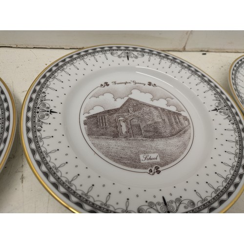 1046 - A set of 4 Farrington Gurney limited edition plates by Decor Art Collections ltd