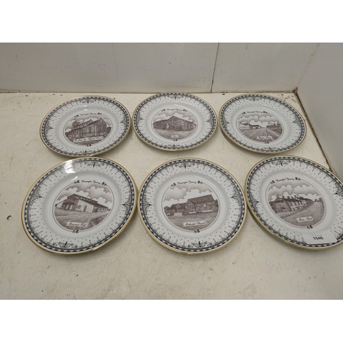 1046 - A set of 4 Farrington Gurney limited edition plates by Decor Art Collections ltd