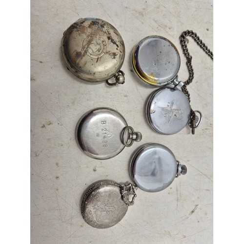 1034 - A selection of pocket watches including smiths and Ingersoll