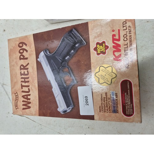 2069 - A Waltherglas P99 6mm BB gun in original box