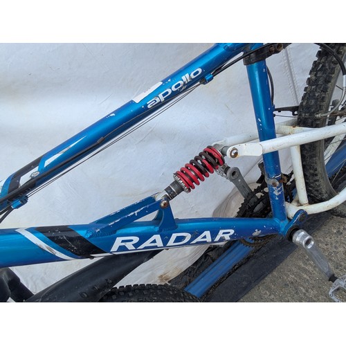 205 - Apollo radar full suspension mountain bike