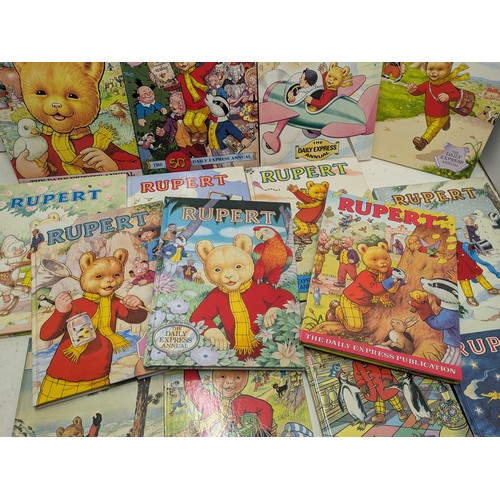 2032 - A selection of 15 Rupert bear books