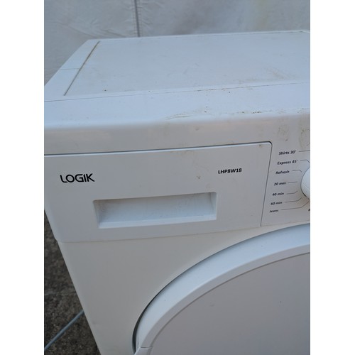 616 - Logik LHP8W18 tumble dryer - working