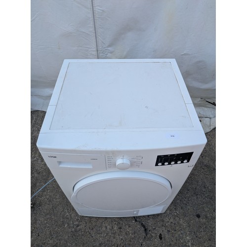 616 - Logik LHP8W18 tumble dryer - working