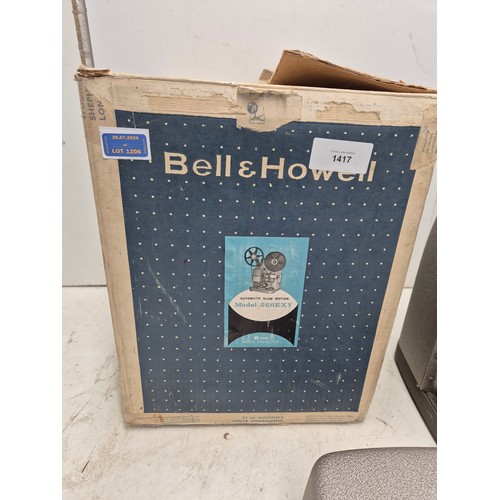 1417 - A bell and Howell automatic slow motion movie projector model 266exy