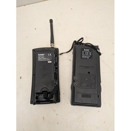 1489 - A pair of Steepletone portable radios