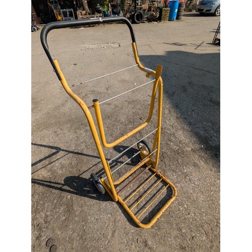 224 - Yellow collapsible sack truck