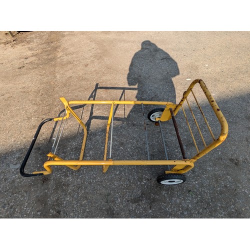 224 - Yellow collapsible sack truck