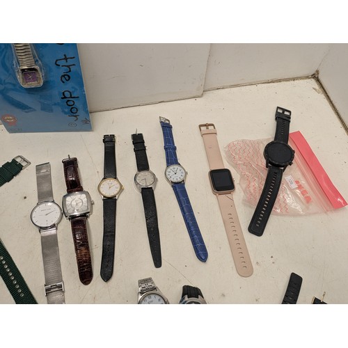 2008 - A selection of various men and women's wrist watches including smart watches