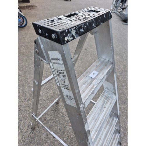 288 - An aluminium folding ladder