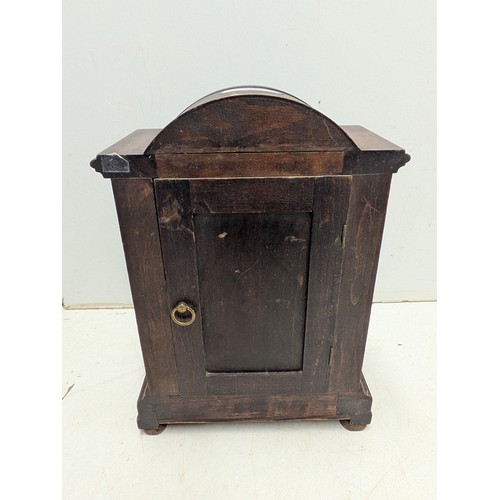 1058 - A circa 1910s chiming mantle clock - mechanism removed but present