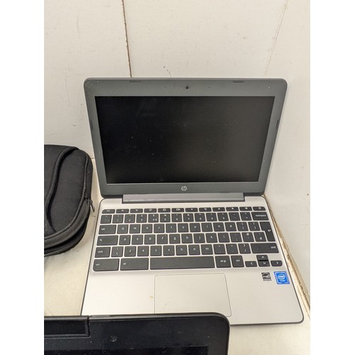 1514 - A selection of 3 laptops including HP and lenovo